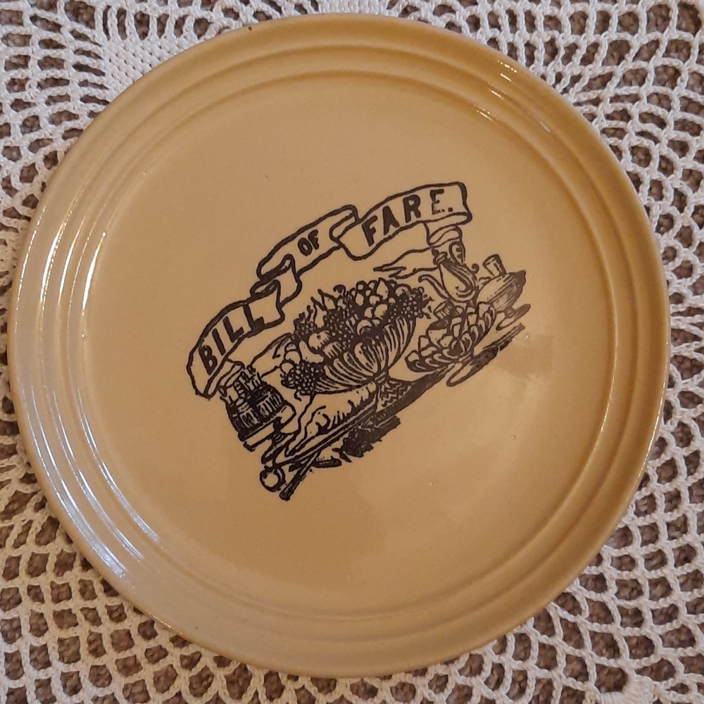 Vintage plate